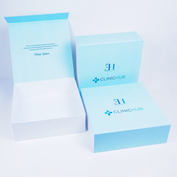 clinichub brand magnetic cardboard box