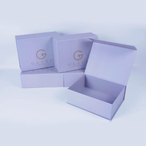 glaze magnet box lid with logo printed
