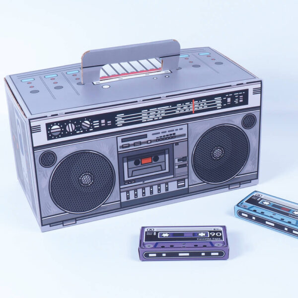creative cassette player micro kraft box