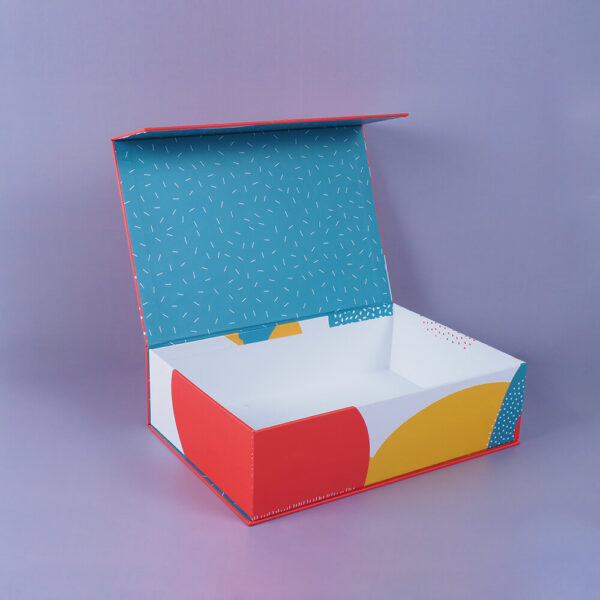 colorful design magnetic cardboard box