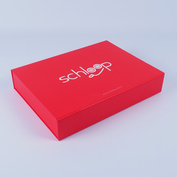 schloop marka kırmızı mıknatıslı mukavva kutu3