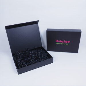 uni2go brand black magnetic cardboard box3