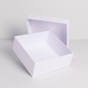 white cardboard box cover 20cm-20cm-8cm2