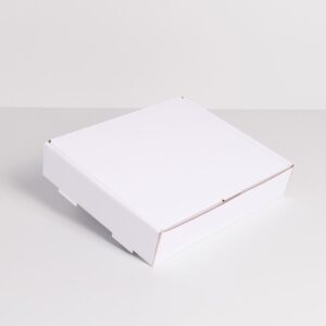 beyaz pizza mikro kutu 25cm-20cm-5cm