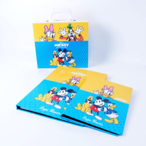 mickey mouse themed box and secretarial set2
