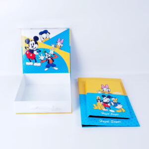 mickey mouse temalı kutu ve sekreterlik seti3