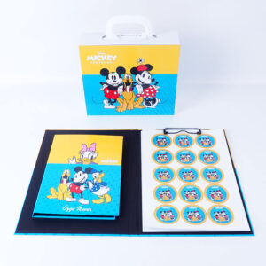 mickey mouse themed box and secretarial set4