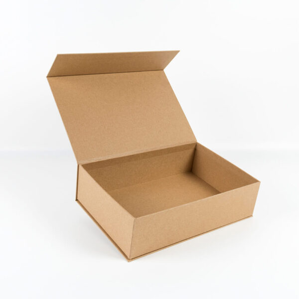 kraft cardboard box with magnet 30cm-20cm-8cm