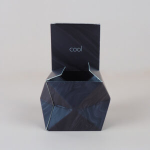 siyah origami karton kutu tasarımı2