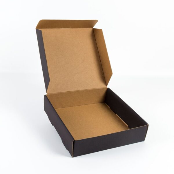 siyah pizza mikro kutu 20cm-20cm-5cm2