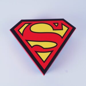 superman themed box design