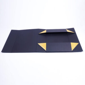 flat cardboard box black color2