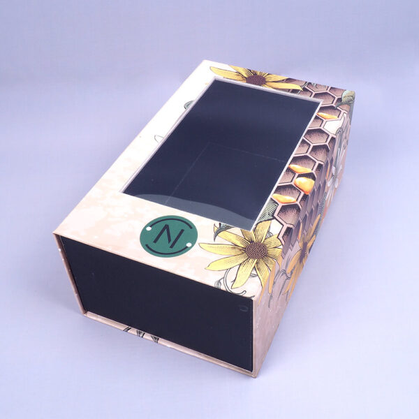 transparent pvc magnetic cardboard box model2