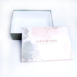 soft gift box marka mukavva kutu kapak yeşil sevgililer günü tasarımı3